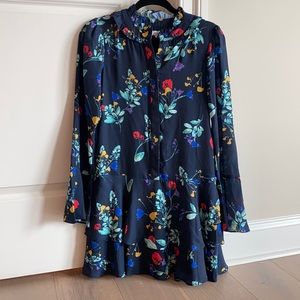 Parker Navy and Floral Dress
